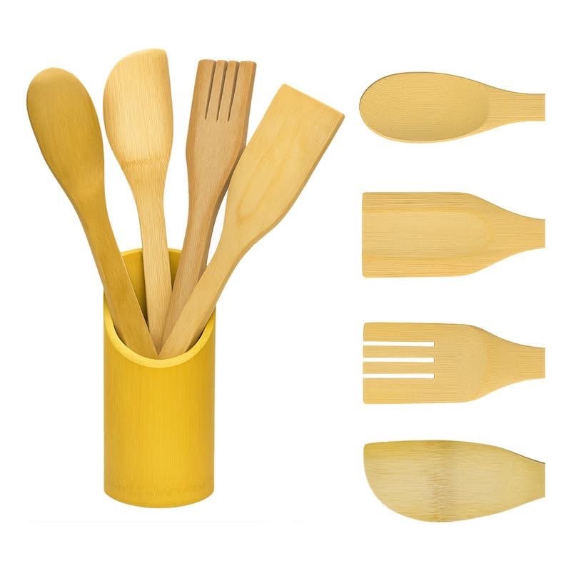 Wooden Kitchen Utensils Set of 4 - smartease