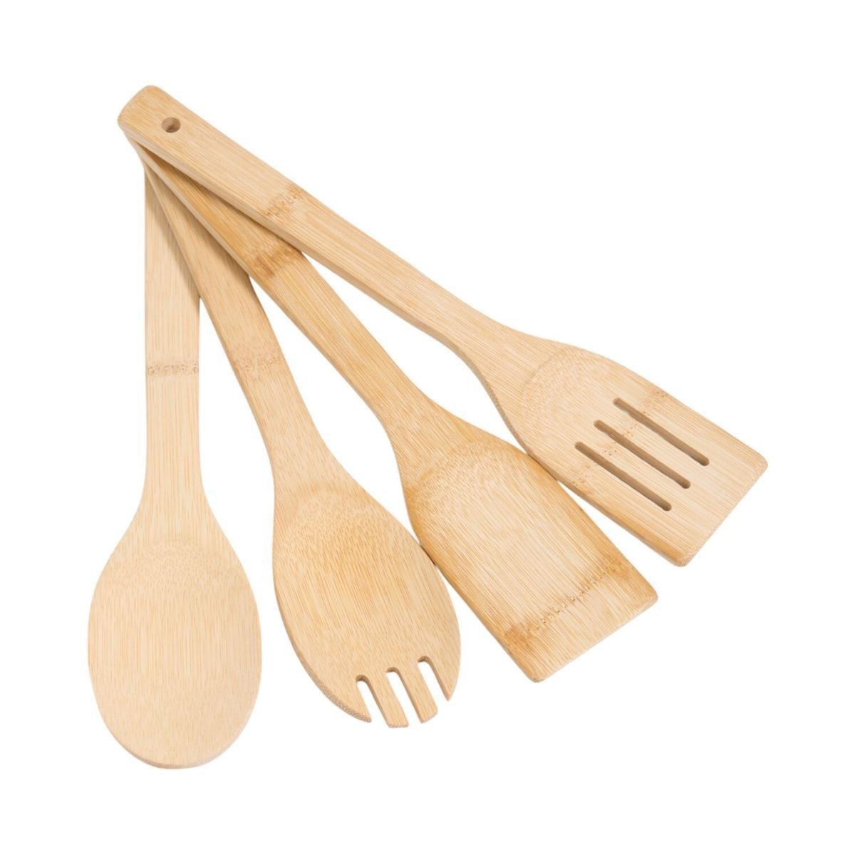 Wooden Kitchen Utensils Set of 4 - smartease